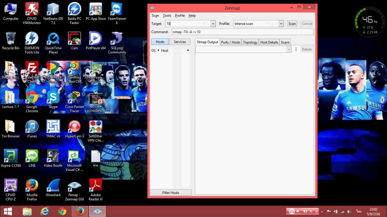 แนะการใช้งานโปรแกรม Nmap GUI อย่างง่าย - YouTube