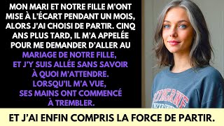 Mon Mari et Ma Fille M’ont Effacée—5 Ans Plus Tard J’entre à Son Mariage Luxueux et Il a Tremblé