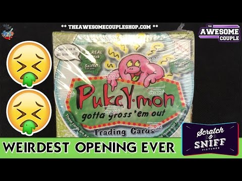 pukeymon booster box Pukey-Mon Trading Card Box of 36 Packs "Pokemon Parody"