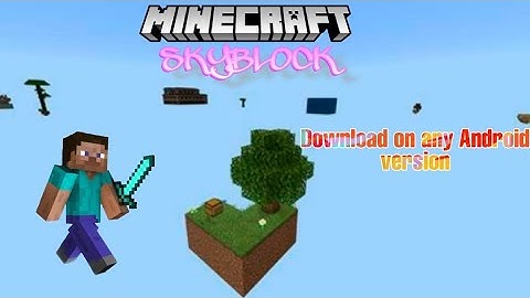 Minecraft Skyblock Map for 1.16 or above | Works on any Android version 😍