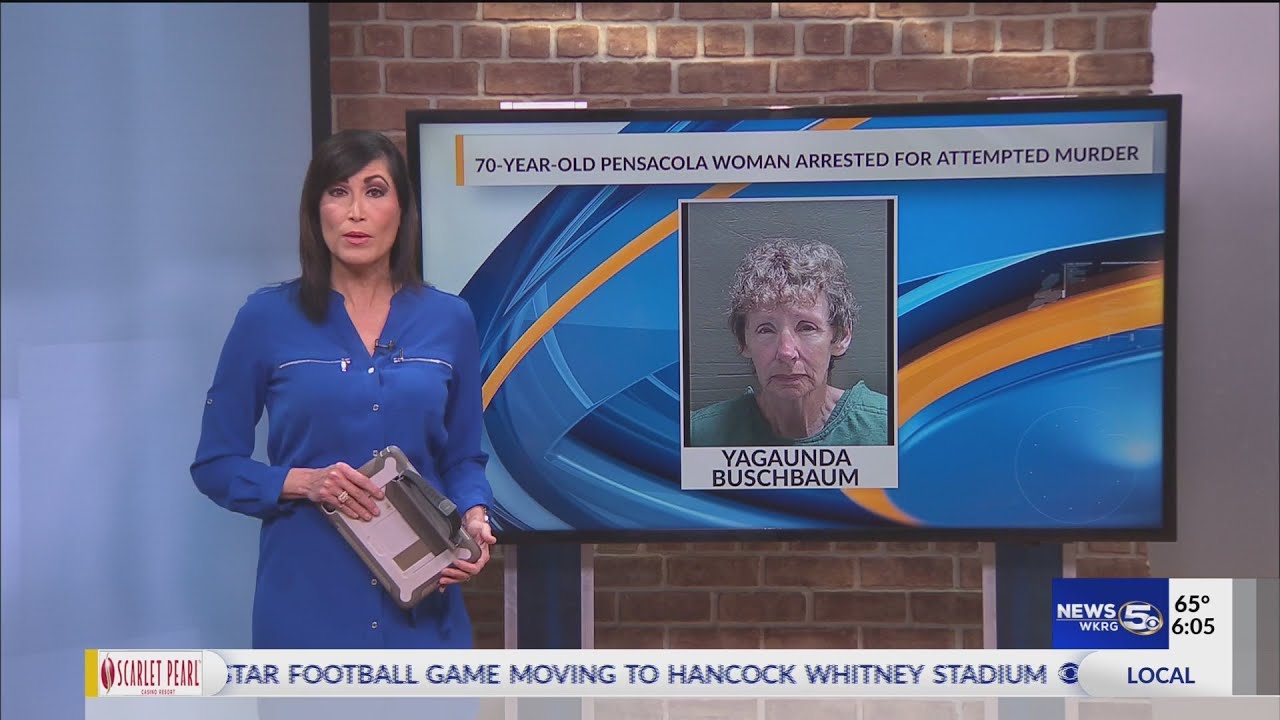 70-year-old Pensacola woman charged with attempted murder - YouTube