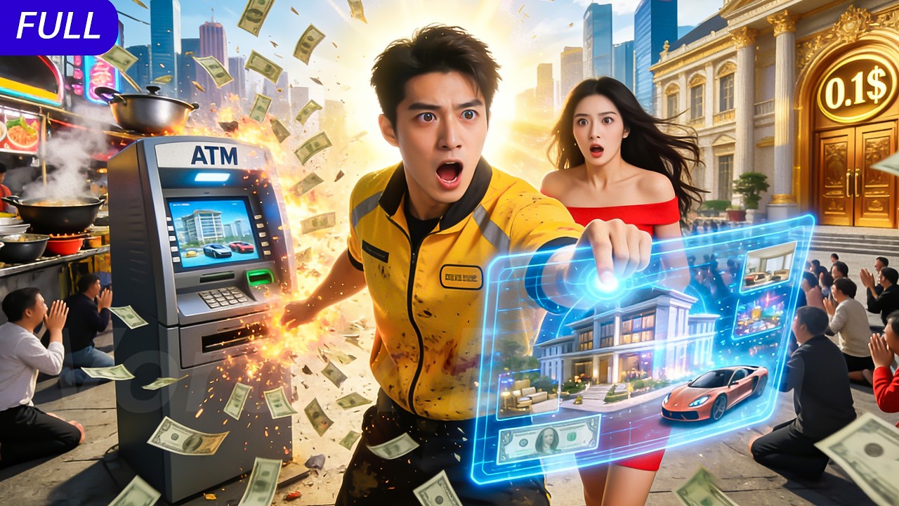 A delivery guy awakened a Money System, becoming the richest. A $1B Villa costs him just 0.1 cent!