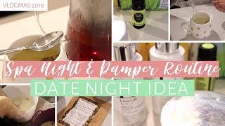 DIY Spa Night || Pamper Routine || At-Home Date Night Idea