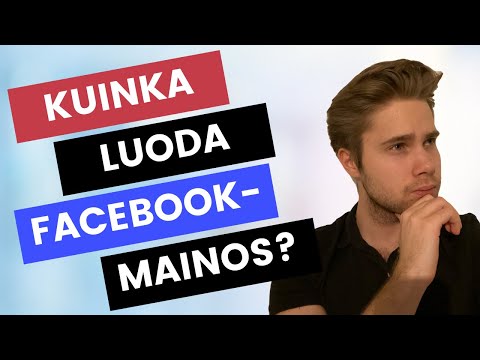 Video: Kuinka Lisätä Mainos