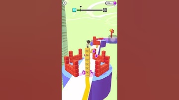 Cube Surfer playing level forty two | game playing in iPhone