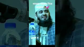 mayer payer niche Allah jannat diye rekheche mijanur_rahman_ajhari banglawaz shortvideo reels