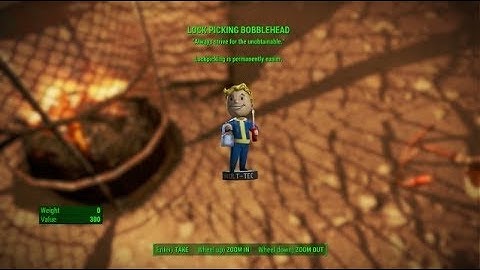 Fallout4 How to get the Lock picking bobblehead