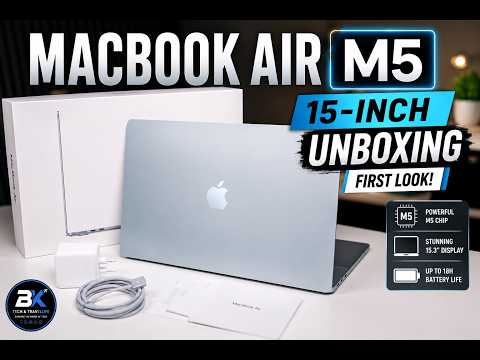 Apple MacBook Air M5 Unboxing