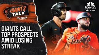 Bryce Eldridge, Jesus Rodriguez called up after brutal road trip | Giants Talk | NBCS Bay Area