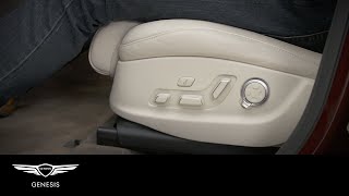 Seat Controls | Genesis G80 and GV80 | How-To | Genesis USA