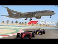 Going To F1 Bahrain Grand Prix Race In Microsoft Flight Sim |Ultra Realistic 787 Experience Gulf Air