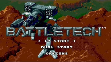 BattleTech 1994 - Longplay/Walkthrough - Sega Genesis/Mega Drive - QHD
