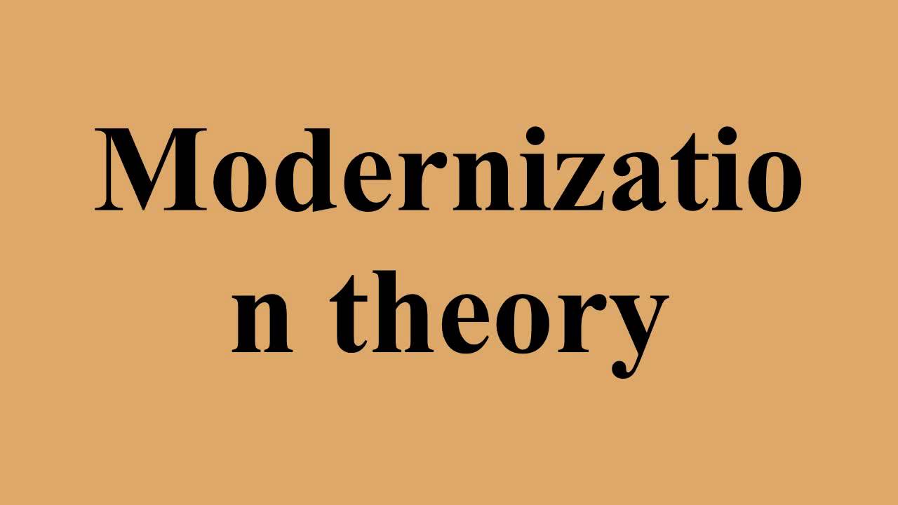 Modernization theory
