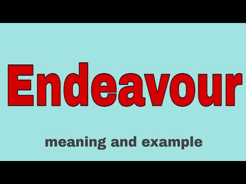 Endeavour - meaning and example #english #vocabulary #learn #listening ...