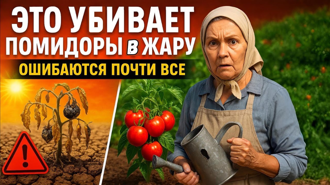Я Поливал Помидоры Каждый День — И Уничтожал Урожай! Что Работает в Жару