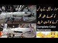 Honda CD70 Complete Color Parts Restoration Without Dis assembling || Pak bike repairing