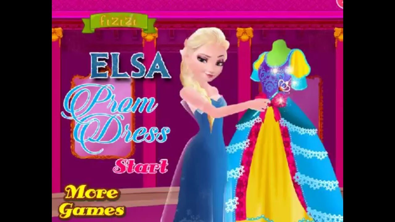 Disney Frozen Games - Elsa Prom Dress – Best Disney Princess Games For Girls And Kids