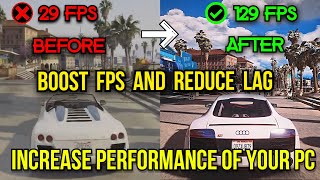  Increase FPS & Performance For Gaming & Editing |  FPS BOOST & LAG FIX |  Fast Boot Time