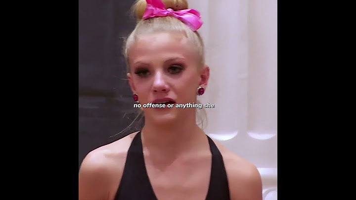 Poor Paige #dancemoms #abbyleemiller #paigehyland