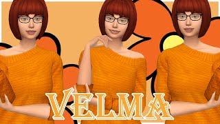 The Sims 4: Create-a-sim // Velma Dinkley // Scooby Doo!