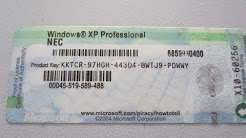 12 Serial Windows XP Professional SP3 - Licence XP PRO SP3 Key product