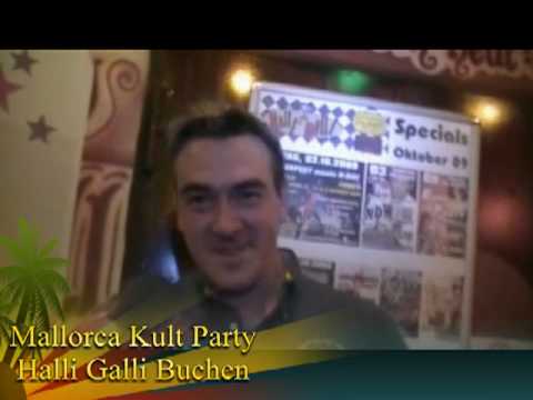 Mallorca Kult Party im www.halli-galli-buchen.de , der grÃ¶Ãte Partystadl im SÃ¼den Deutschlands gibt Vollgas. Selbst Prominente wie Victoria Beckham Deutschland Tour (2010) Manager Bastian SchÃ¶nauer feiert unter dem bunten Partyvolk mit.