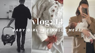 VLOG 14 | BABY GIRL IS HERE | Danielle Peazer