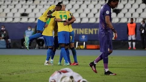 BRASIL 4 - 0 PERÚ || RESUMEN Y GOLES ||