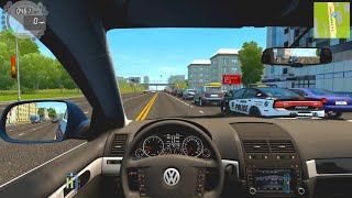 VOLKSWAGEN TOUREG MODERN AREA | CITY CAR DRIVING SIMULATOR 1.5.9.2 GAMEPLAY WITH LOGITECH G29! screenshot 5