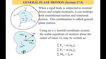 General Plane Motion of a Rigid Body