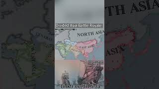 Divided Asia Battle Royale #hoi4 #timelapse #history #shorts #ww2 #map #trending #fyp #subscribe