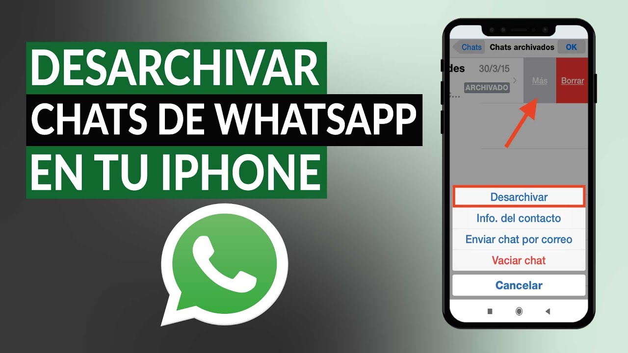 Cómo Desarchivar Chats de WhatsApp en tu iPhone - Acceso a