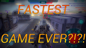 WORLD RECORD FASTEST GAME EVER?!?! - WAR ROBOTS [WR] - HD