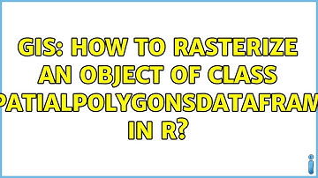 GIS: How to rasterize an object of class SpatialPolygonsDataframe in R?