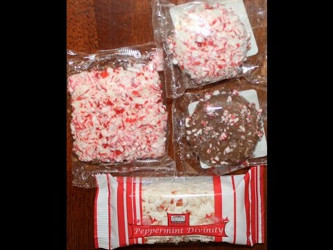 Nancy’s Candy Co. Peppermint Milk & White Chocolate Covered Cookies, Peppermint Graham & Divinity