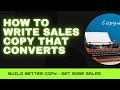 How To Write Seductive  Sales Copy That Converts | Features Benefits Beanings To