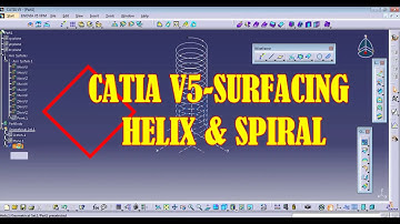 CATIA-V5|| HOW TO DRAW HELIX |& SPIRAL