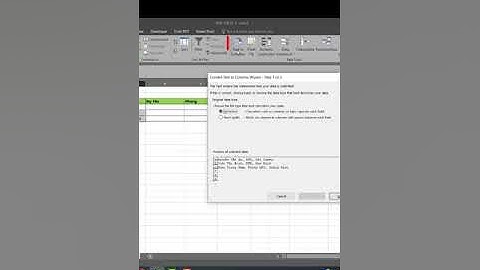 TÁCH DỮ LIỆU 1 CỘT RA THÀNH NHIỀU CỘT #shorts #excel #ungdung #tinhoc #huuich
