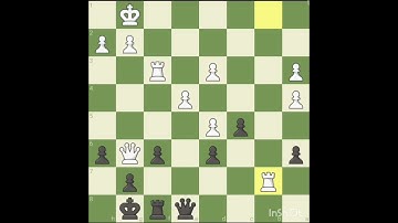 Chess: Puzzle "When Major Pieces Collide" solved. Watch the video.