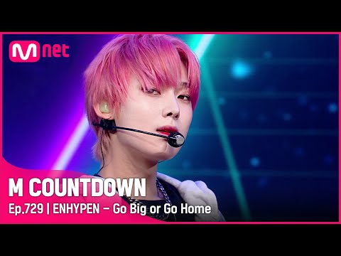 'COMEBACK' 거침없는 상승세 'ENHYPEN'의 '모 아니면 도 (Go Big or Go Home)' 무대 #엠카운트다운 EP.729 | Mnet 211014 방송