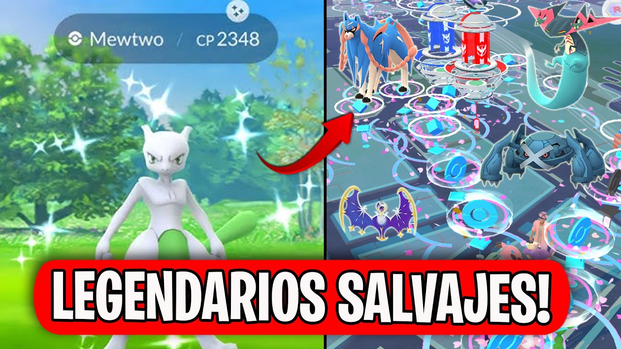 MEWTWO GRATIS Y LEGENDARIOS EN ESTADO SALVAJE POR PRIMERA VEZ EN POKÉMON GO!