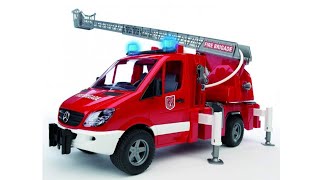 Распаковка: Пожарная машина Bruder / Unpacking: Fire engine Bruder