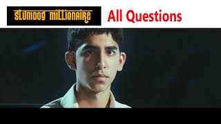 Slumdog millionaire all questions