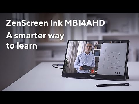 A smarter way to learn - ZenScreen Ink MB14AHD portable monitor | ASUS