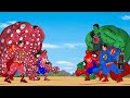 Rescue Team Baby Hulk, SpiderMan, SUPERMAN VS TEAM EYE HULK : Returning from the Dead SECRET - Funny