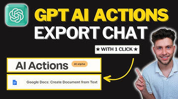 Zapier AI Actions: Export Custom GPT Responses in 1 Click! ( Google Docs )