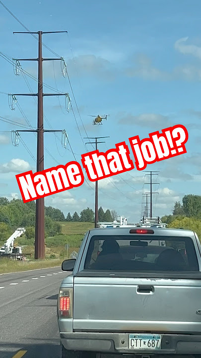 Helicopter going full Commando on powerlines! #helicopter #work #fullsend #chopper