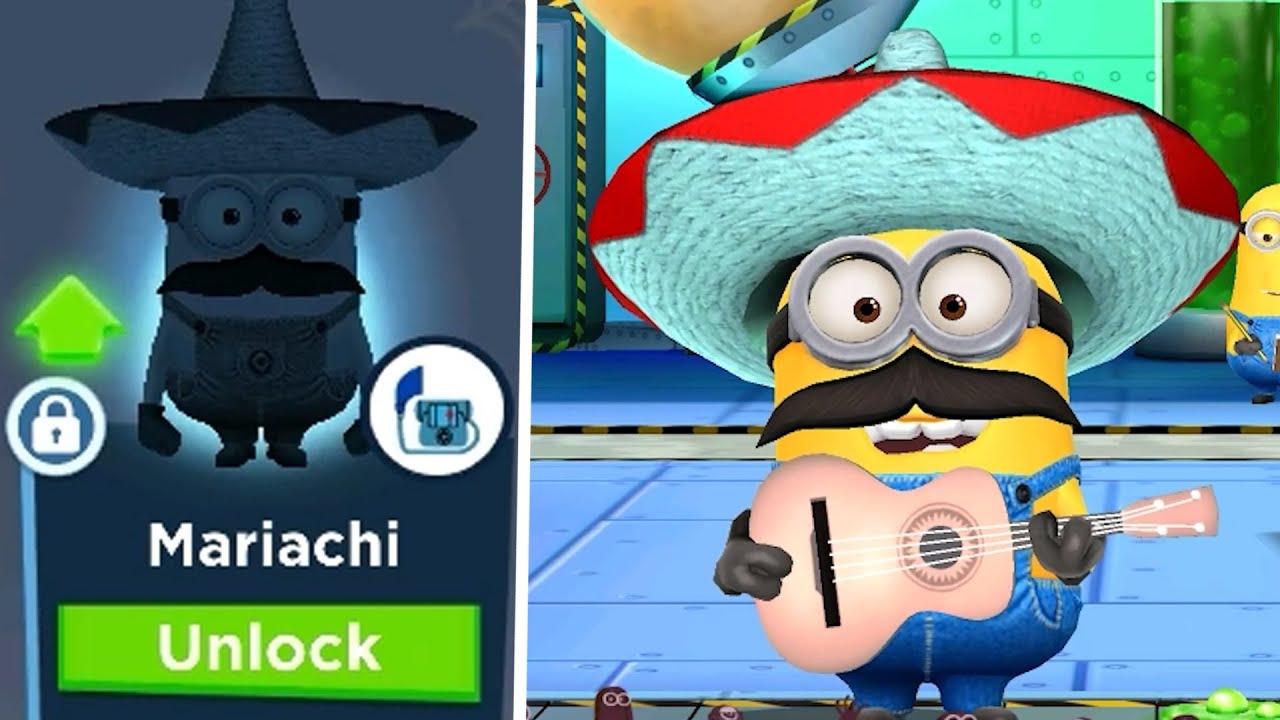Minion Mariachi Unlock New Costume & Expert prize pod / Despicable Me Minion Rush