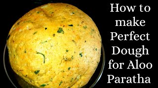 Mixed Aloo Paratha Dough Recipe | Aloo Paratha Dough Recipe | How to make Perfect Dough for Paratha