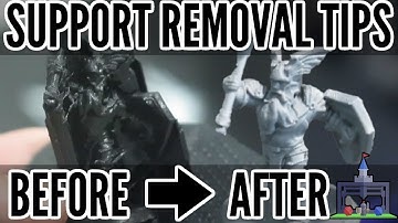 Removing Tough Supports on 3D Printed Miniatures (Printing the Game #4)